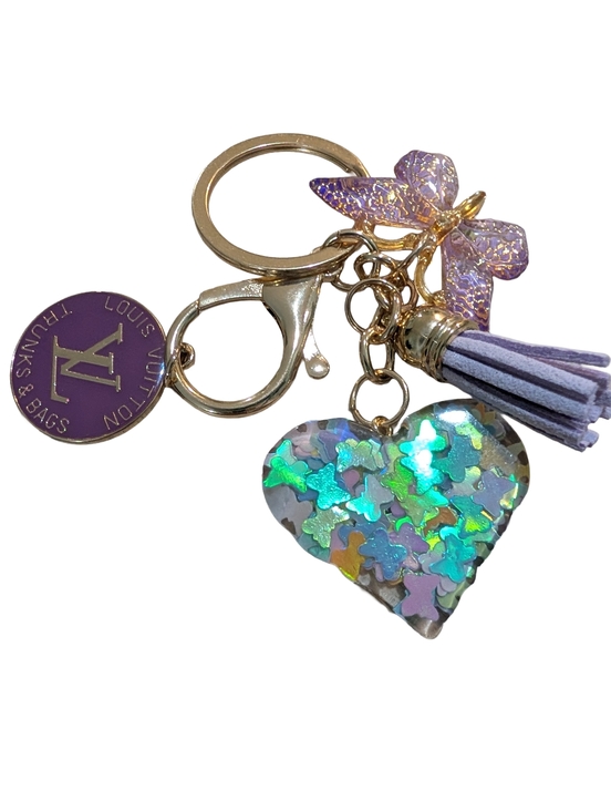 Authentic Louis Vuitton Trunks & Bags Charm, Dark purple - Picture 5 of 10